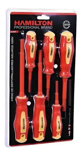 Destornilladores Jgo   6p  1kV HAMILTON DJ06V DJ06V Jueg