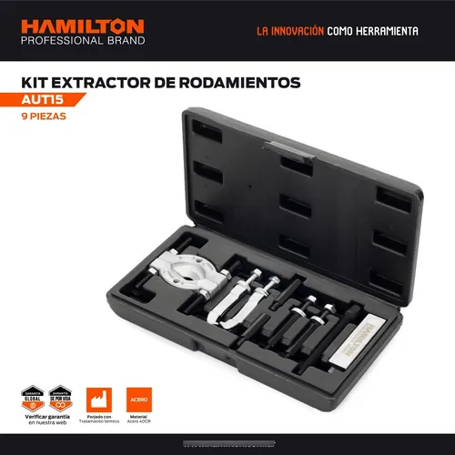 Automotor; Jgo extractor p-rodamientos HAMILTON AUT15 AUT15 Jueg
