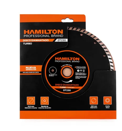 Disco diama D230  d22 turbo HAMILTON DT230 DT230 nº