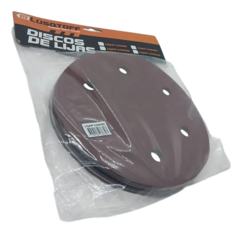 Alisador de pared; 20 Lijas G150 para alisador/lijadora de pared LQAP-LIJA150 LUSQTOFF