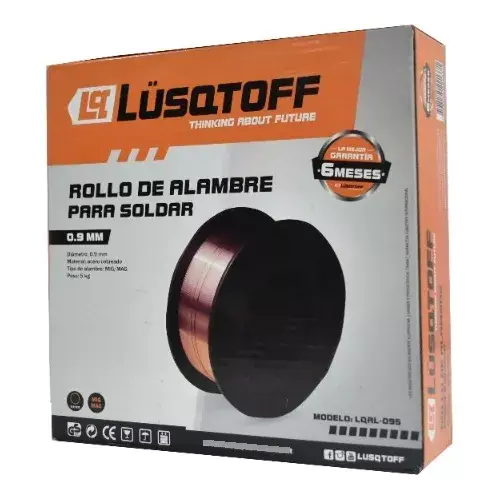 Alambre soldar 0,90mmD x5KG LQAL-095 LUSQTOFF