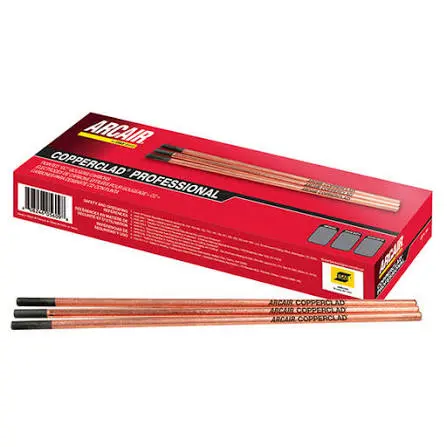 Electrodo p-corte 10,00mmD 3/8" carbon cobreado por unidad 22063003 ARCAIR
