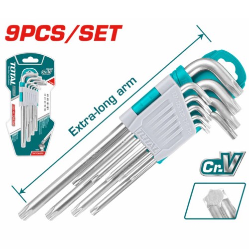 Set Juego Llaves Torx Jgo   9p largas THT106391 XLKITL900 TOTAL