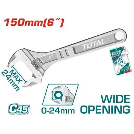 Llave ajustable  150mmL THT101063 XLA001500 TOTAL