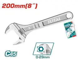 Llave ajustable francesa 200mmL (8") THT101083 XLA002000 TOTAL