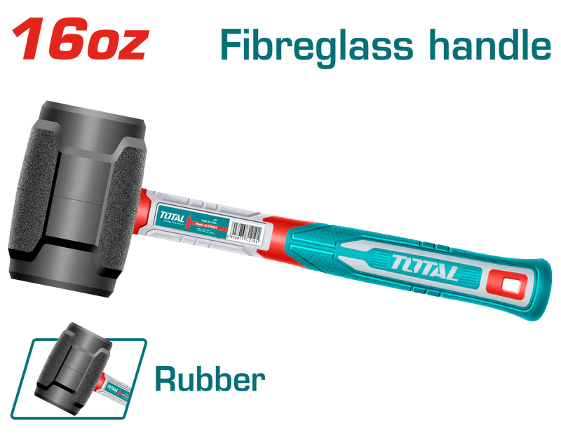 Martillo maza manual cab-goma 450Gr THRUH6816 XMG004510 TOTAL