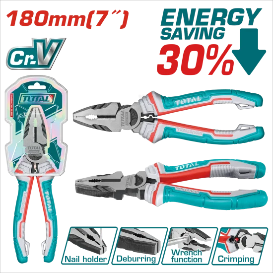 Pinza electricista universal 180mmL (7") THT210706S XPIIH1800 TOTAL 