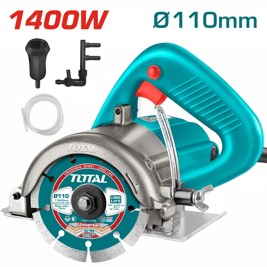 Cortadora marmol  110mm 1400W 13000rpm TS3141106-4 VSMI1401M TOTAL