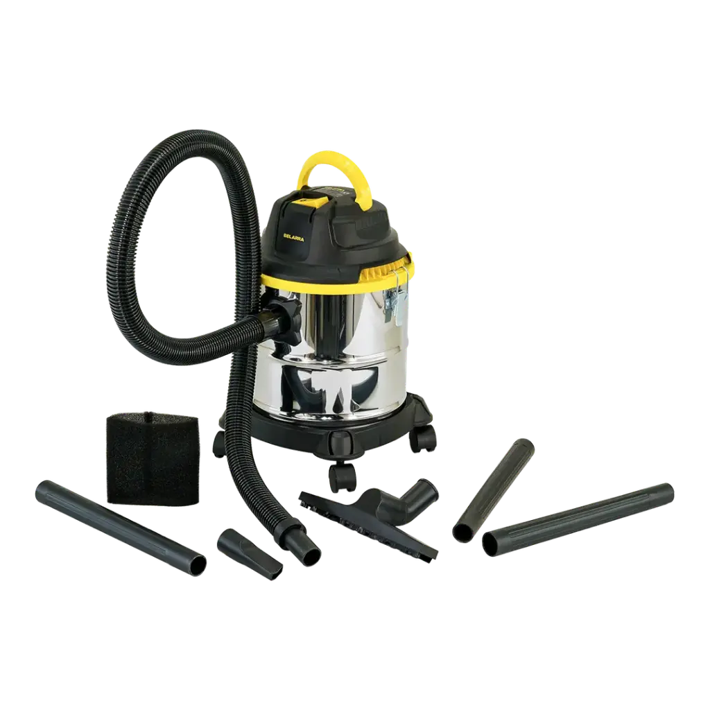 Aspiradora 1200W 12lts inoxidable SECO-HUMEDO c-filtro hepa 602.AH1201 BELARRA