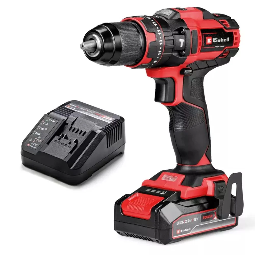 Taladro-percutor a bat  13mmD 18V 2vel c-bat 4514287 TE-CD 18/44 Li-i (1x2,5Ah) EINHELL