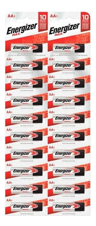 Pila "AA" PRECIO UNITARIO 1,5V d14,5xH50 Alcalina Max E91 ENERGIZER x1