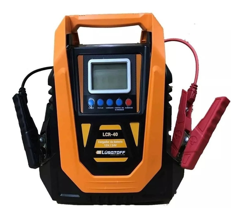 Cargador de baterías 12-24V Smart LCD inteligente 40A LCR-40 LUSQTOFF