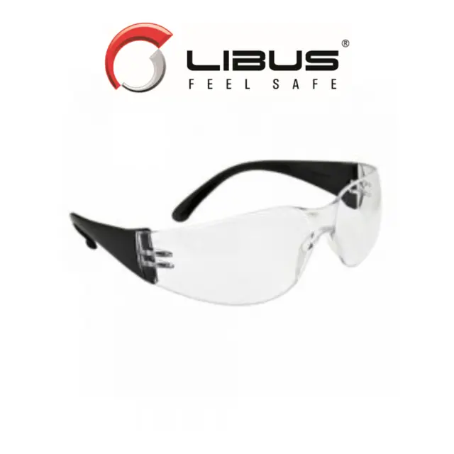 Anteojos seguridad TRANSPARENTE Ecoline HC (antiraya) y UV 900558 LIBUS