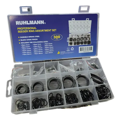 Set anillos seeguer x 300Pz RU43191 RUHLMANN