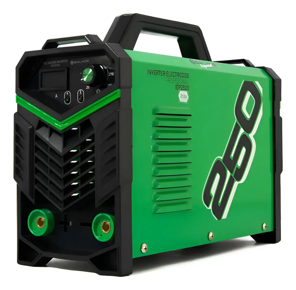 Soldadora Inverter   250A 6500W @65% IGBT-Hot Start-Arc Force tensión 70V en vacío 601.IEP2500.DD SALKOR