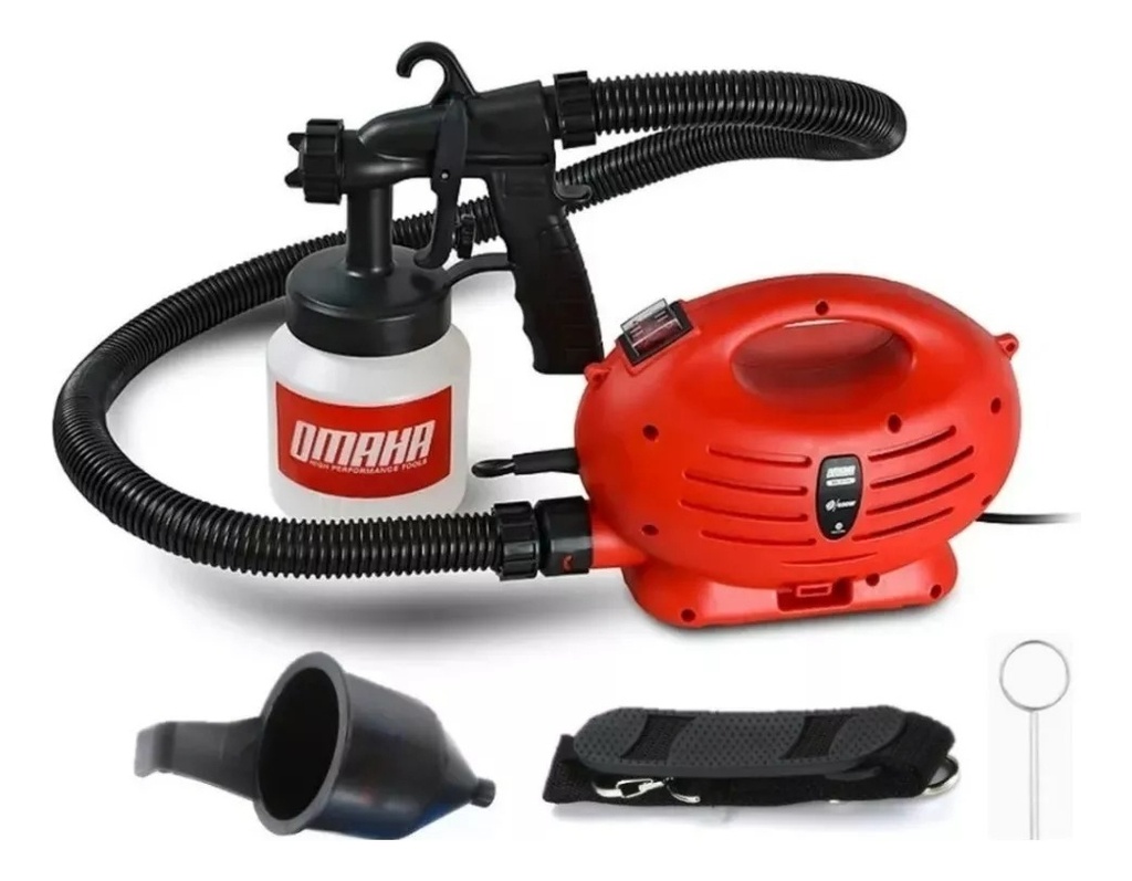 Equipo p-pintar c-compresor 650W  800ml 220V 32000rpm PP-101 OMAHA