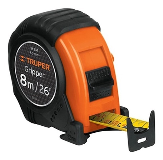 Metro en cinta 8M profesional engomada metalica FH-8M 102666 14579 TRUPER