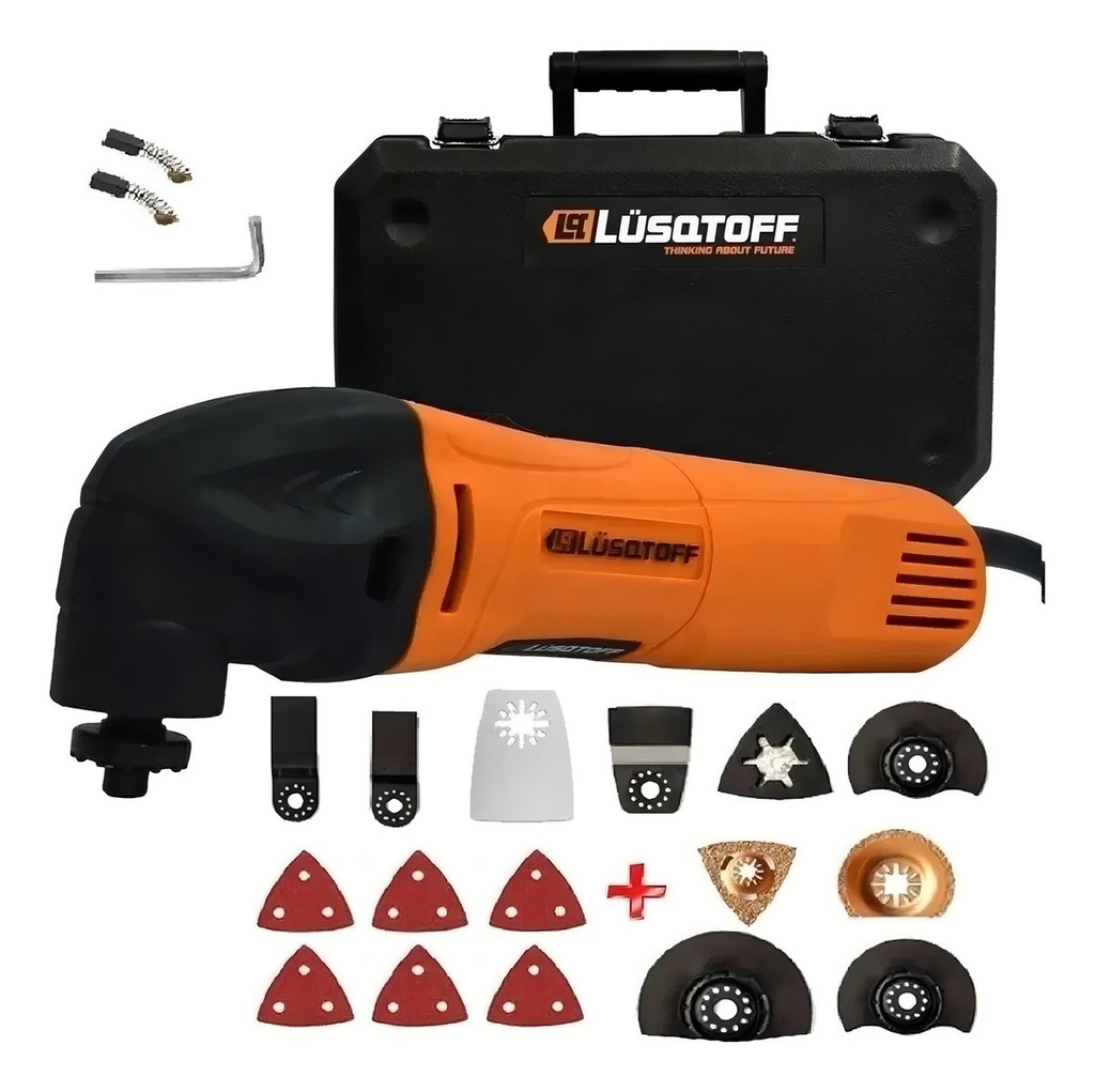 Herramienta multiproposito 320W multicortadora oscilante 11 accesorios + maletín MCOL320-8 Lusqtoff n°