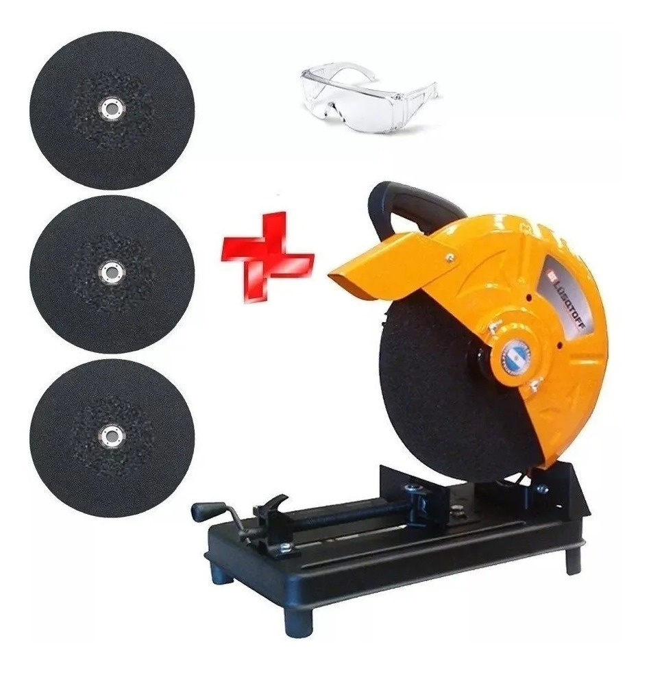 Cortadora sensitiva D355  2000W 3800rpm kit CM-14K LUSQTOFF