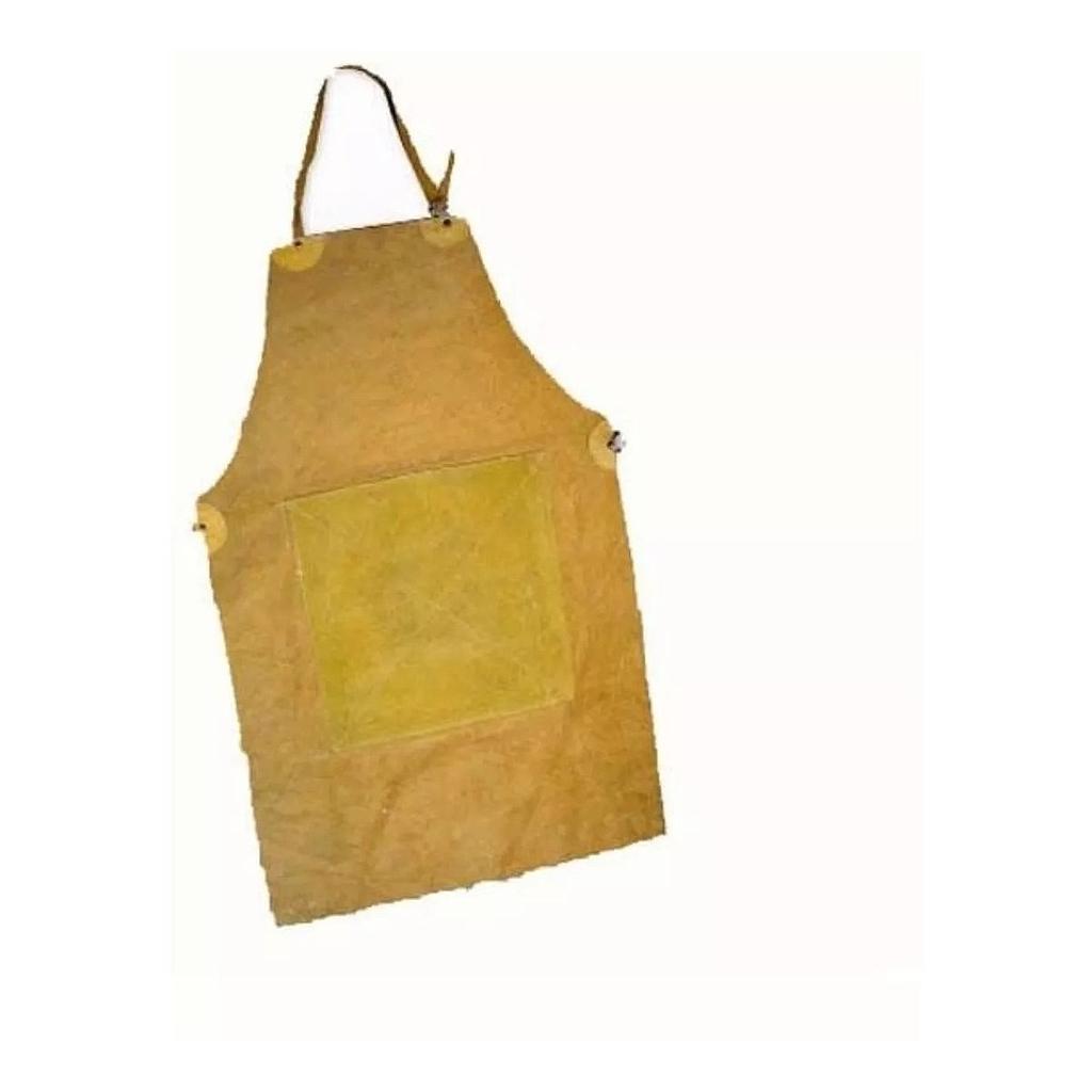 Delantal p-soldador con goma plomada