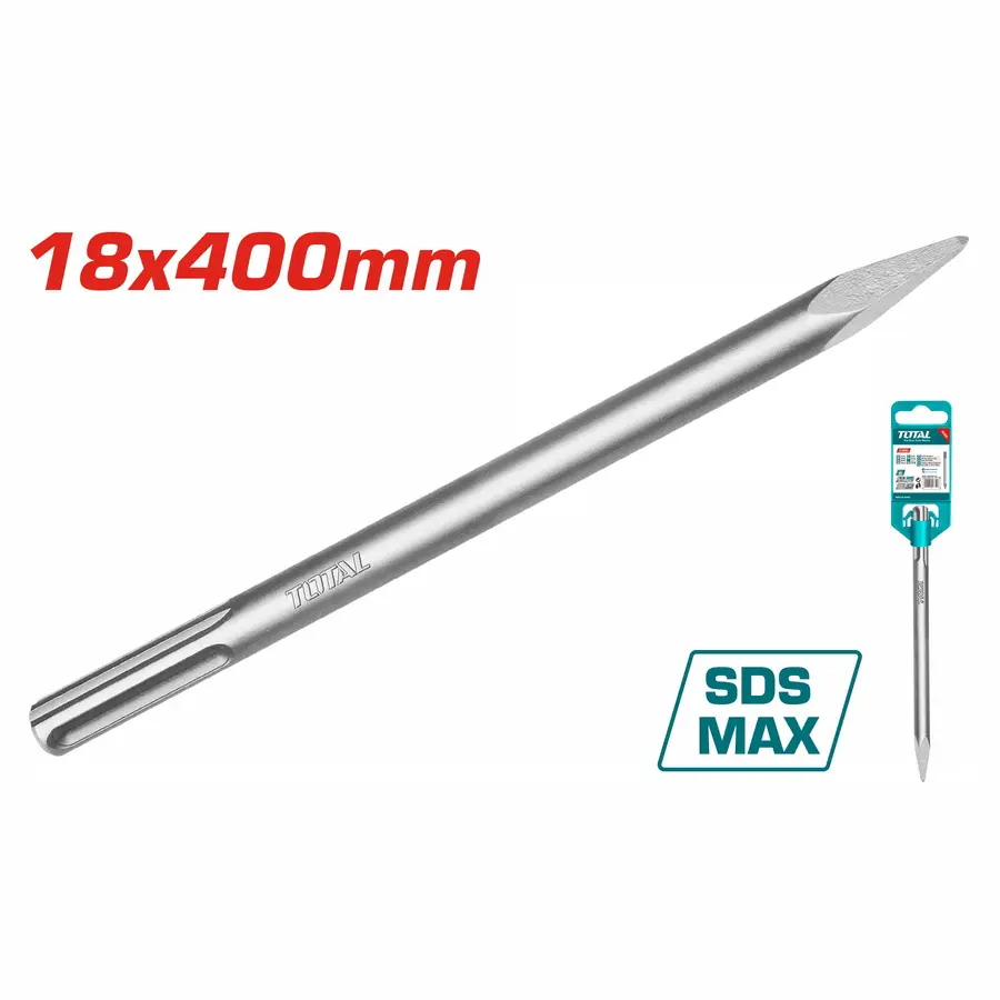 Cincel punta SDS MAX  400mmL ZCI0CM400 TAC1521182 TOTAL