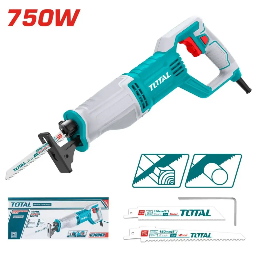 Sierra sable  750W  3300rpm Velocidad Variable TS100756-4 VSS00751M TOTAL
