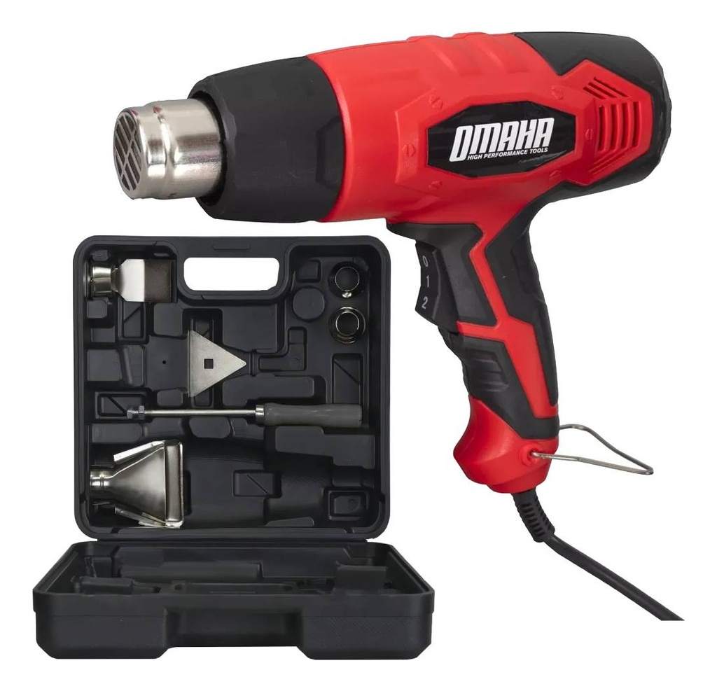 Pistola aire caliente calor 2000W 350/600ºC PK-2000 OMAHA n°