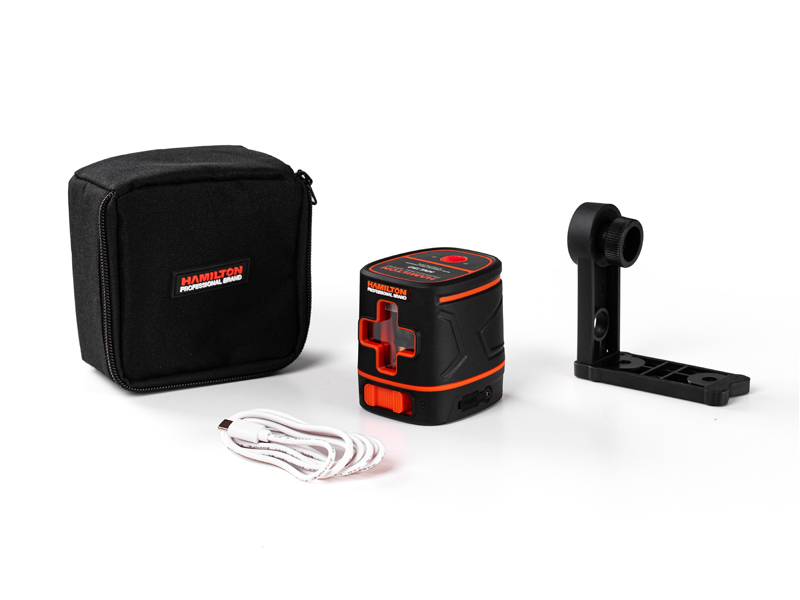 Nivel láser 50mts 2 líneas verdes batería de litio 3.7V HNL150 HAMILTON