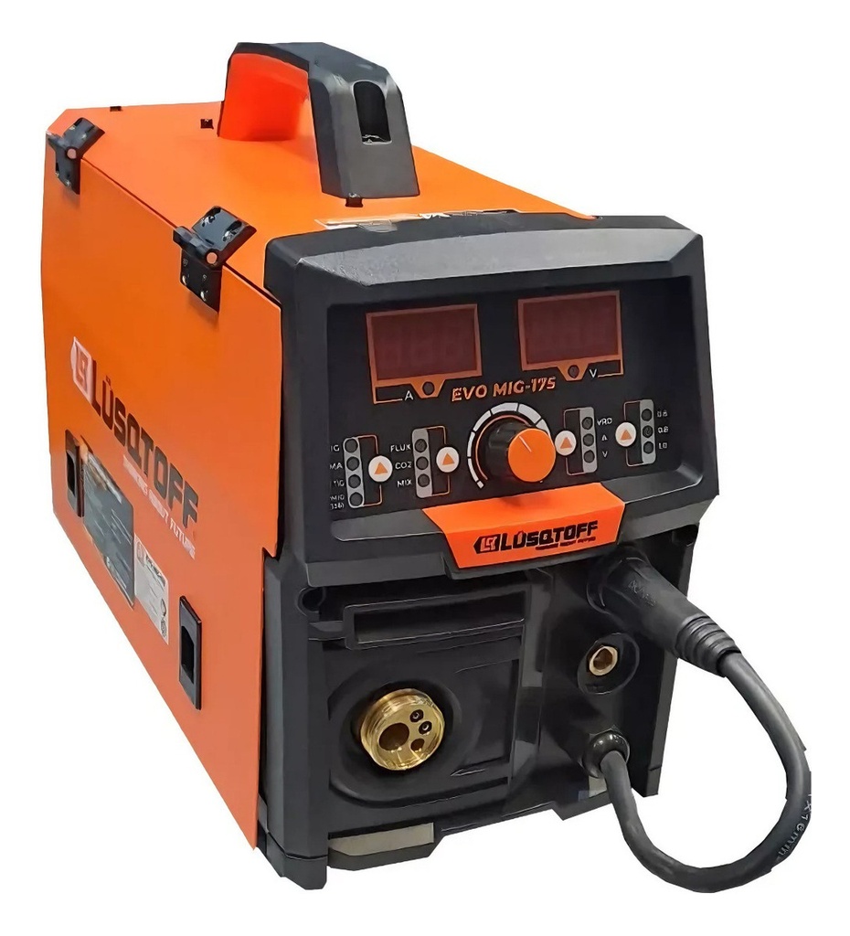 Soldadora Inverter dual   160A 220V @60% MMA-MIG EVO MIG-175 LUSQTOFF