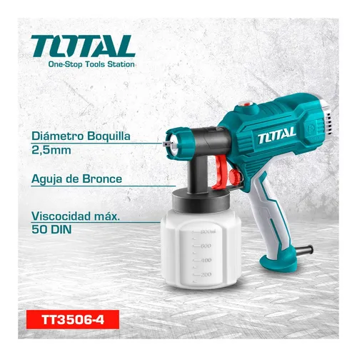 Pistola p-pintar electrica  450W  220V TT3506-4 VEPI0350M TOTAL