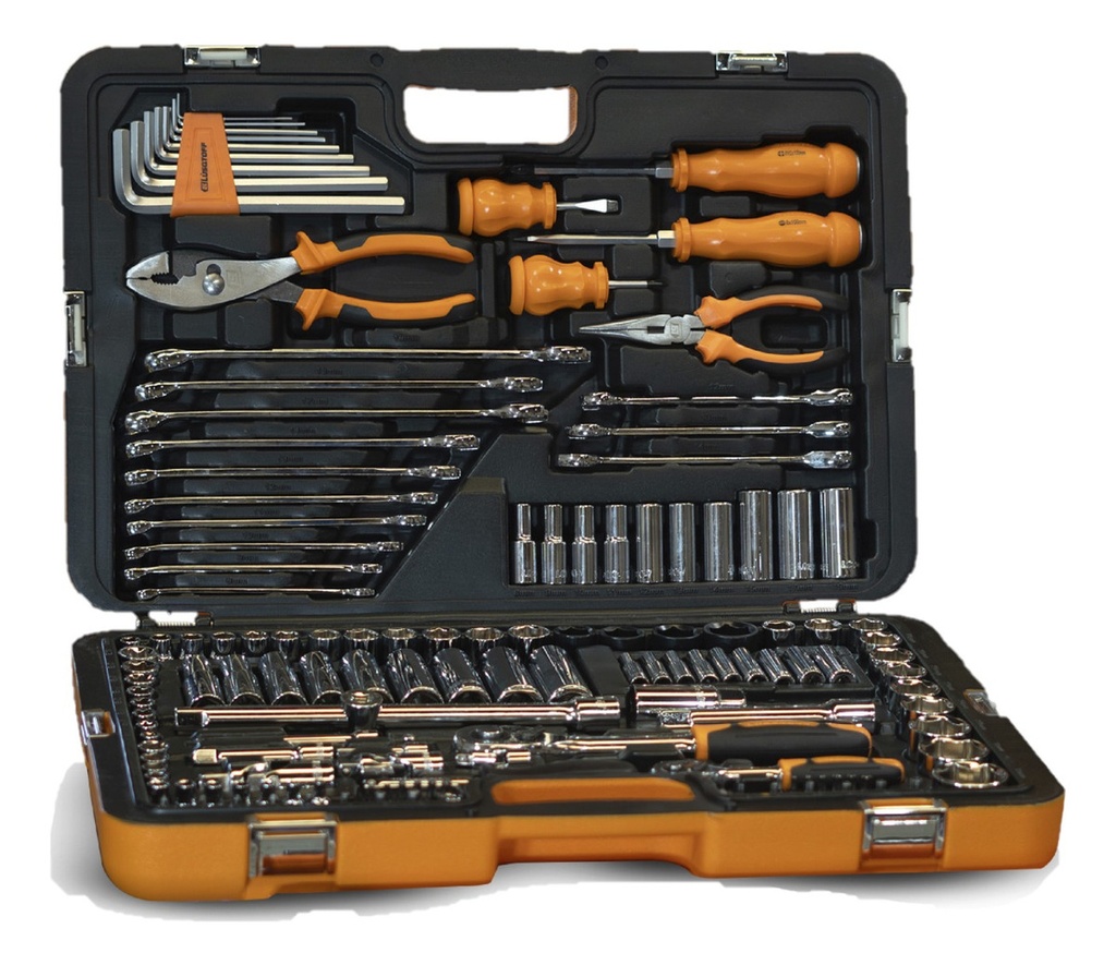 Set herramientas llaves y tubos 150 piezas RACING SHL150-9 LUSQTOFF