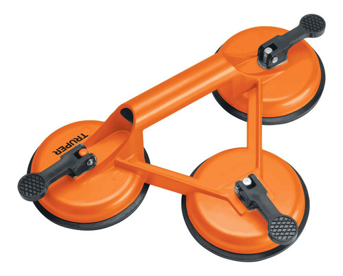 Ventosa triple Profesional de aluminio para vidriero 100762 TRUPER