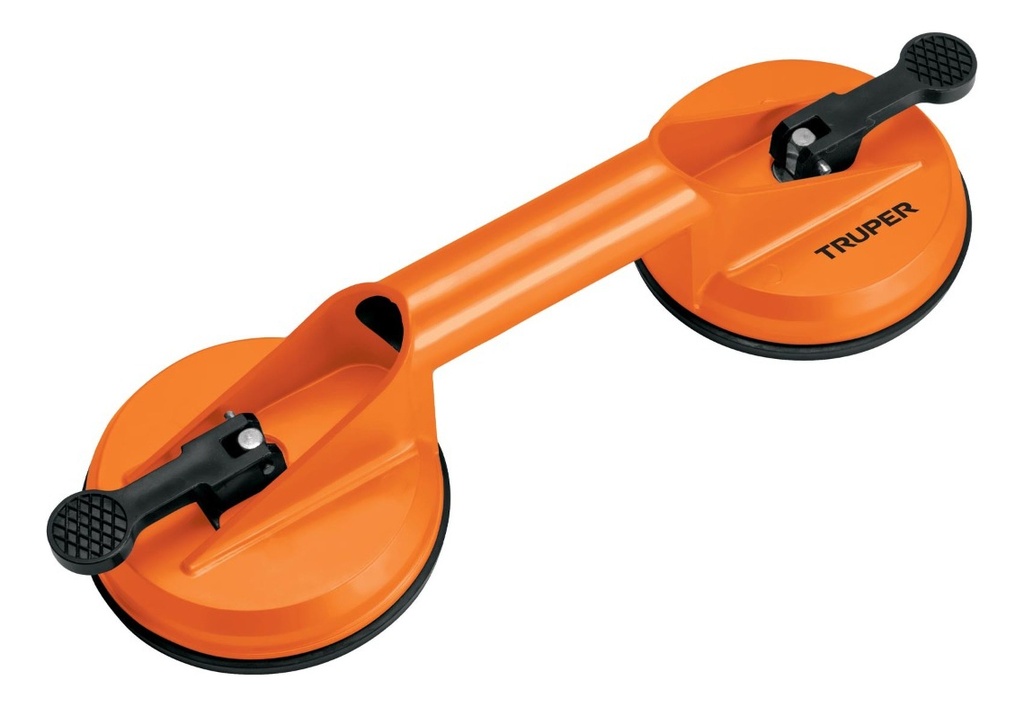 Ventosa doble Profesional de aluminio para vidriero 100761 TRUPER