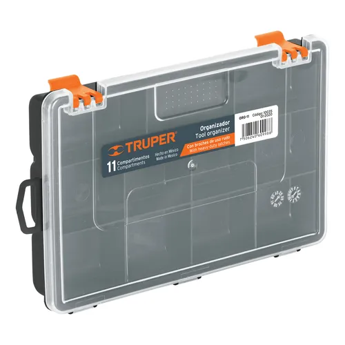 Organizador 9" con 11 compartimentos ORG-11 10035 TRUPER