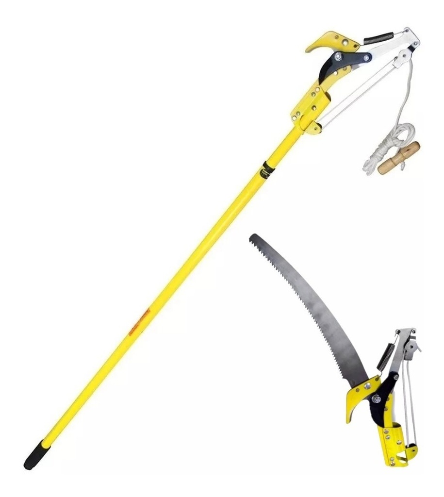 Cortador de ramas altas mango telescópico 2.4 m aluminio 18409 TR-82M-A TRUPER