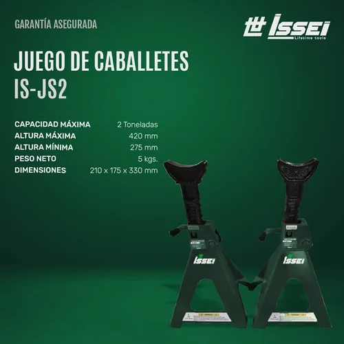Caballetes juego p-vehiculo  2Ton IS-JS2 ISSEI