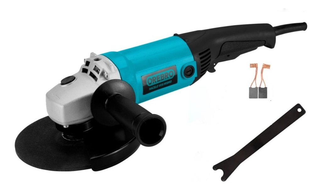 Amoladora angular 180mm 7" 2000W AAS7200 OREBRO BY OMAHA