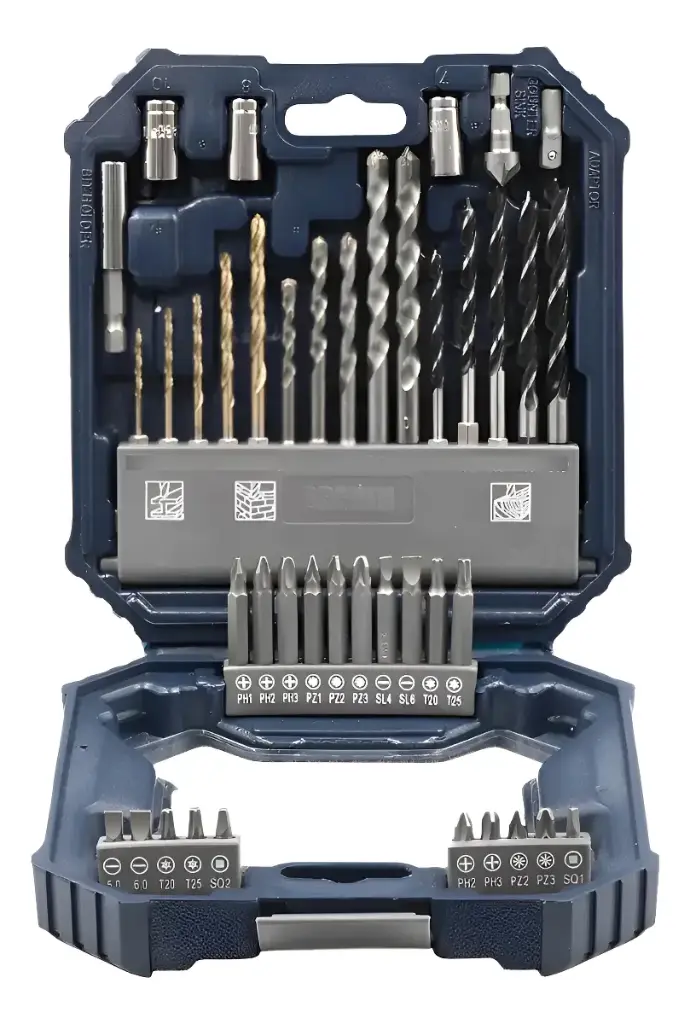 Set Juego mechas y puntas 41 piezas encastre 1/4" 8028 BREMEN