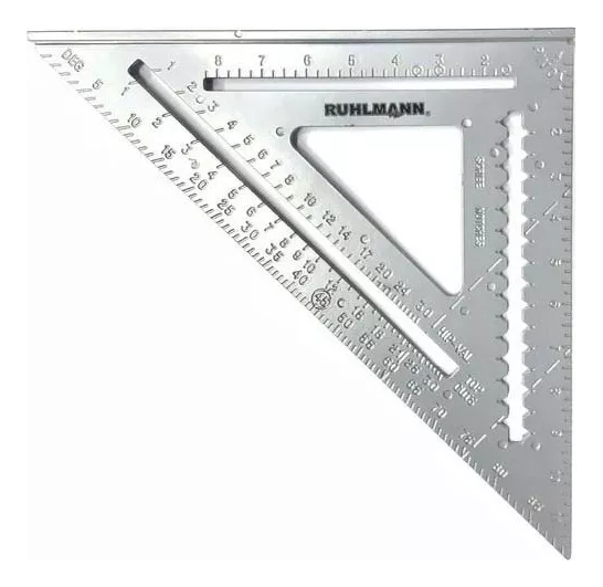 Escuadra Alum 12" 300mm 30x30cm RUHLMANN RU15502 nº
