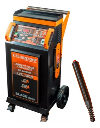 Cargador arrancador bateria  12-24V 750A c-pinza Heavy Duty Black Series LCC-1000 LUSQTOFF