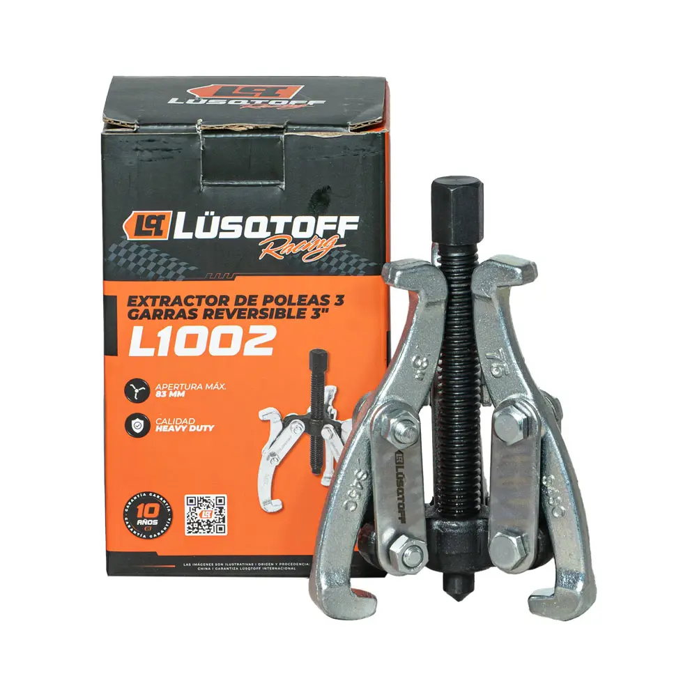 Extractor de poleas 3 garras 83mm (3") CR-V L1002 LUSQTOFF