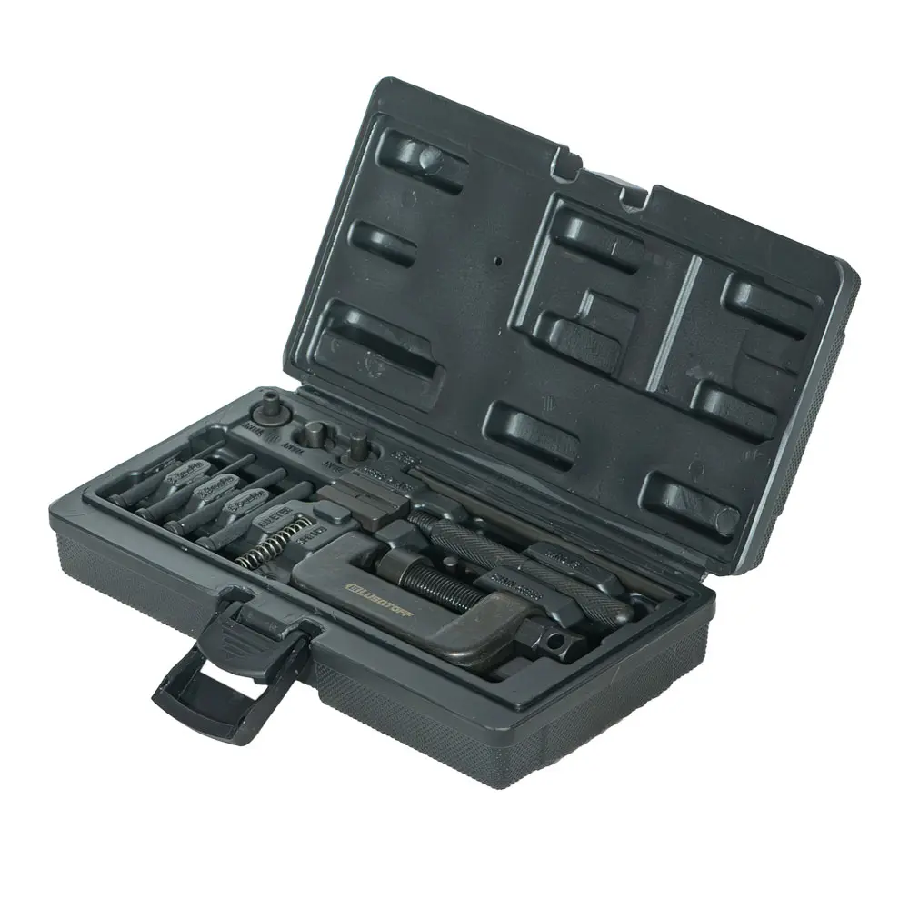 Set cortadora remachadora de cadena de moto 13 piezas L1014 LUSQTOFF