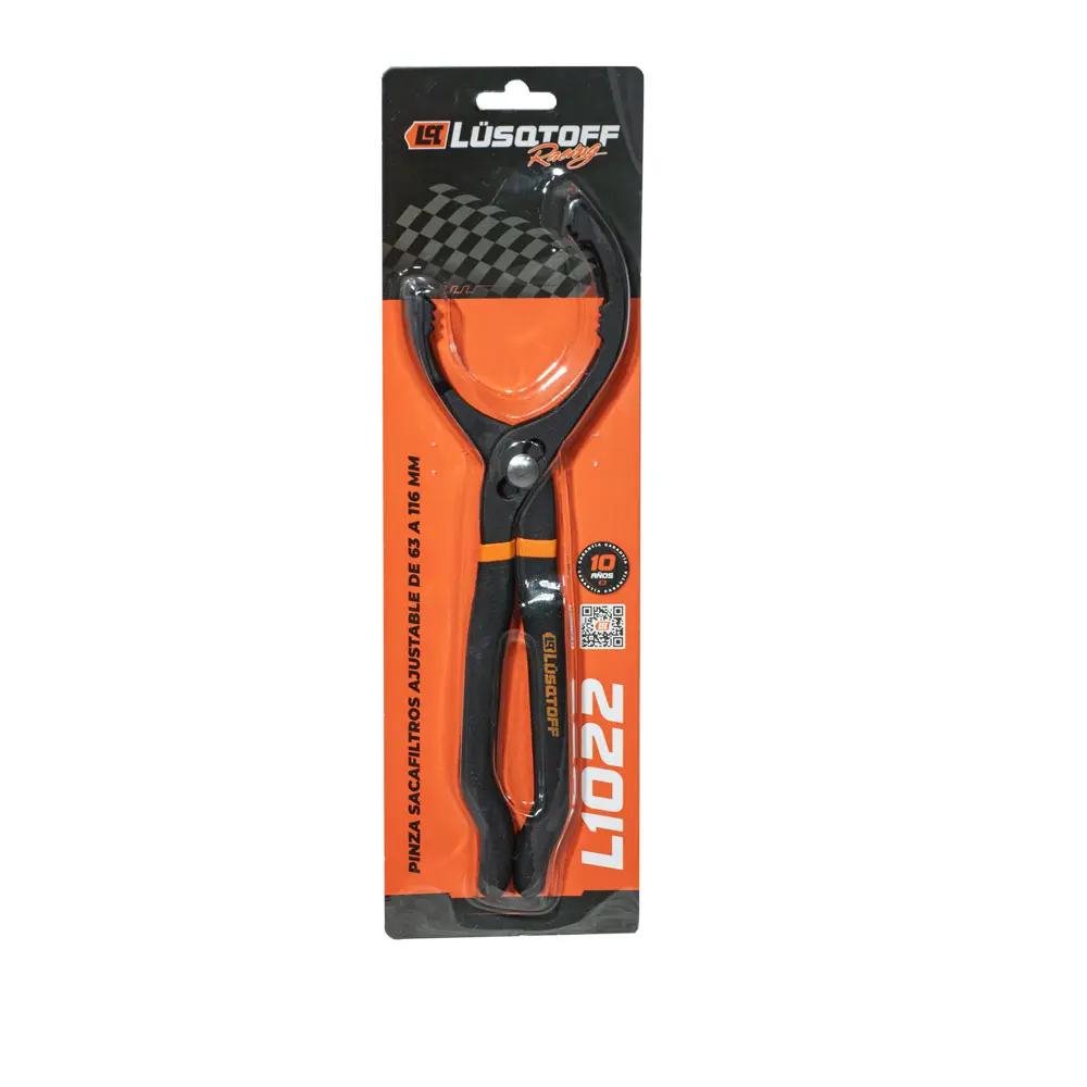 Pinza saca filtros de aceite 300mmL (12") ajustable 63,5-116mm L1022 LUSQTOFF