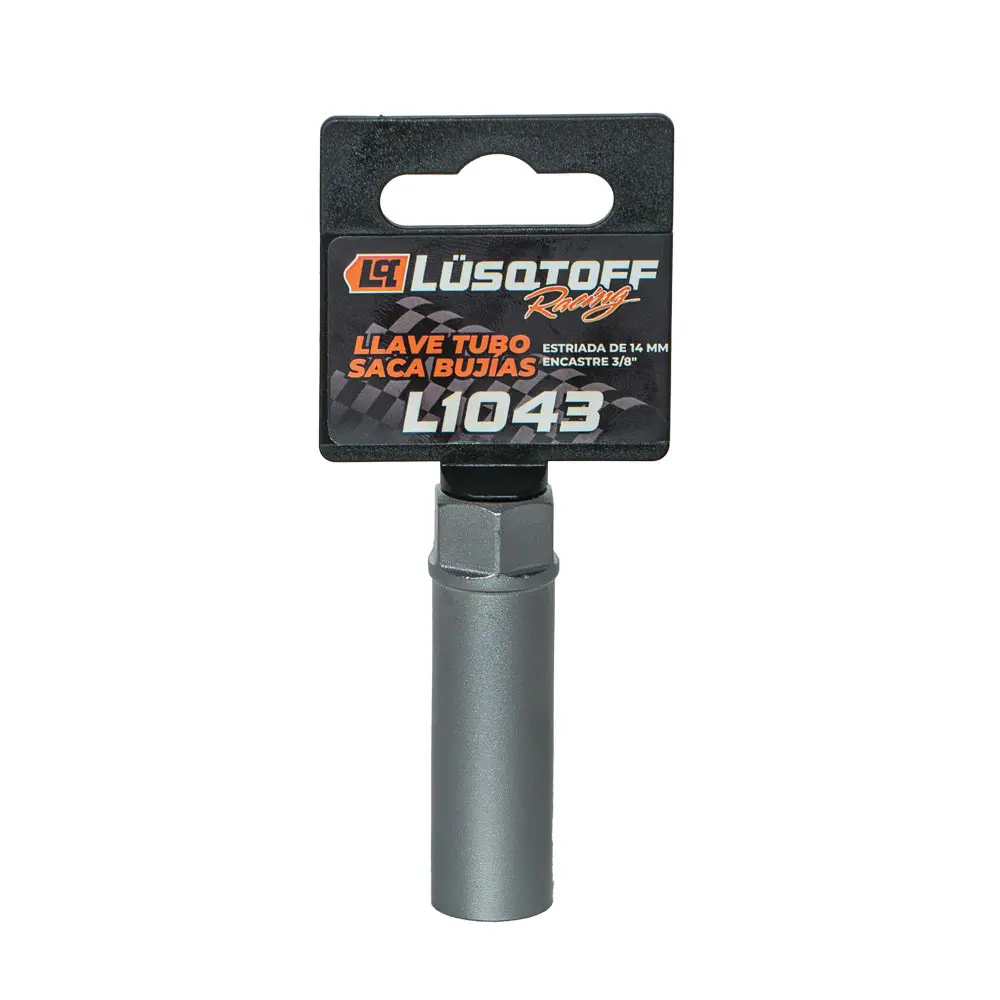 Bocallave saca bujía estriada 14MM encastre 3/8" L1043 LUSQTOFF