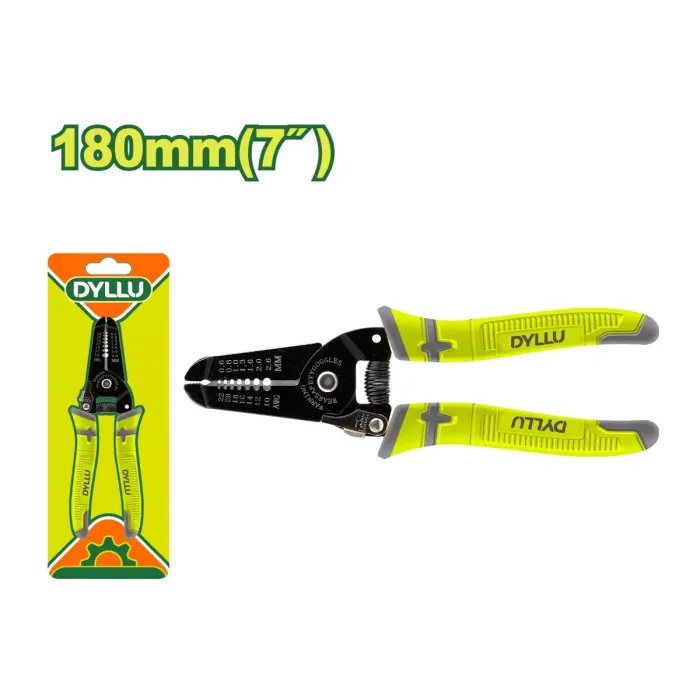 Pinza Alicate Pelacables 180mm 7" DYLLU DTPL5607 DMPIPE180