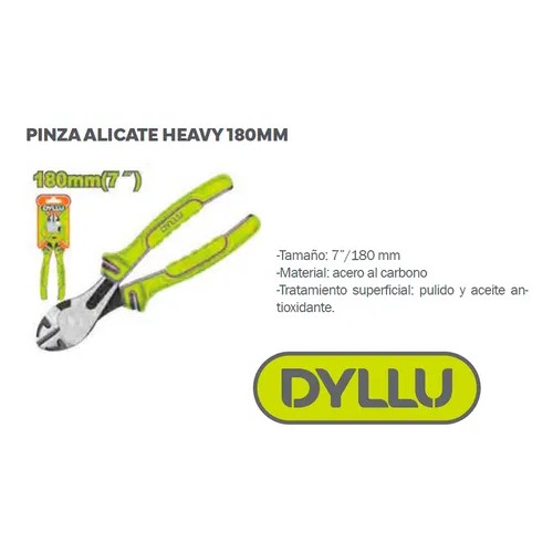 Alicate cabeza grande 180mm 7" HEAVY  DTPL7C07 DMPIPH180 DYLLU