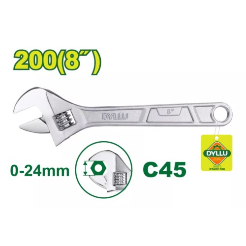 Llave Ajustable 200mm DTAW1108 DMLLLA200 DYLLU