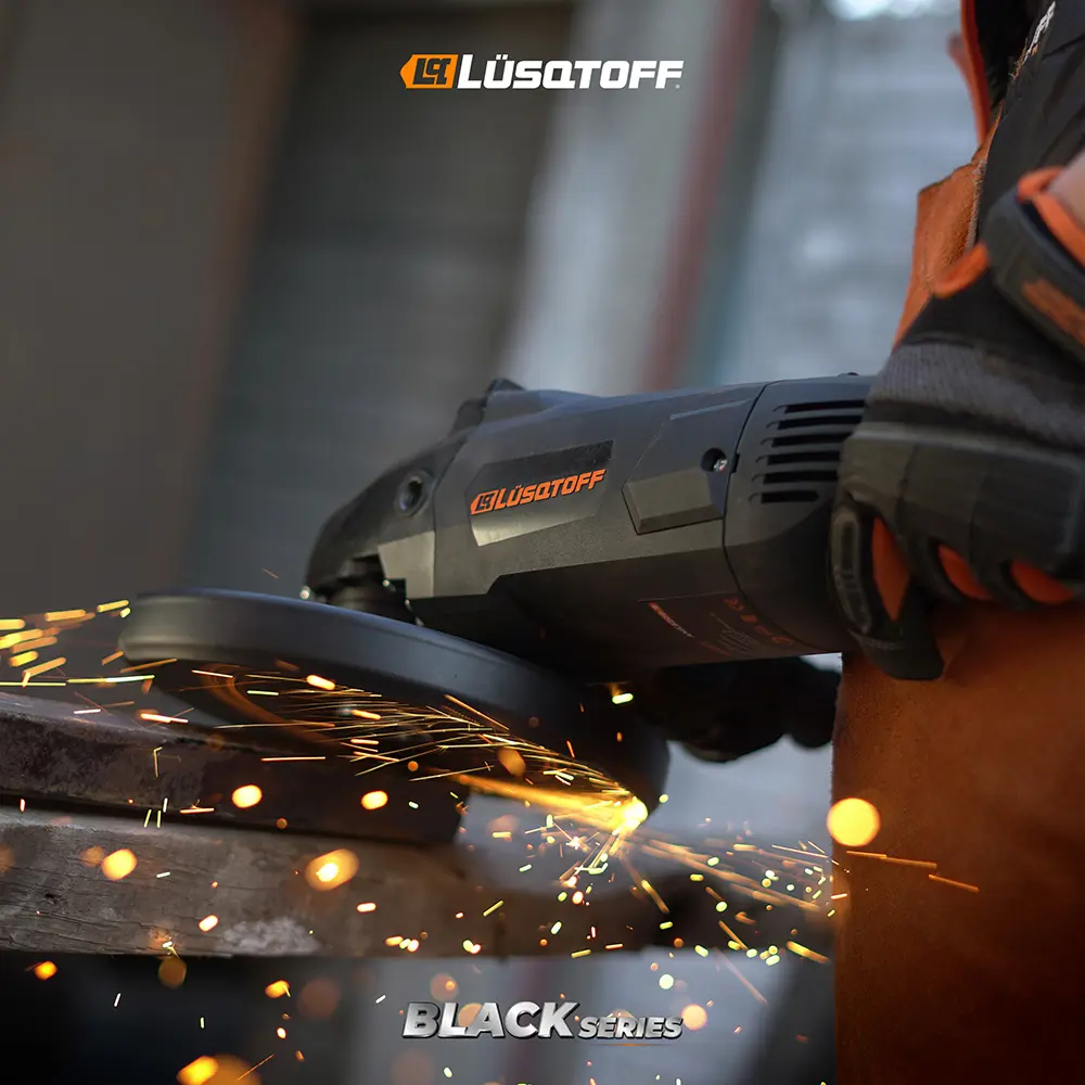 Amoladora angular 230mm 9" 2200W BLACK SERIES AML2200-9 LUSQTOFF