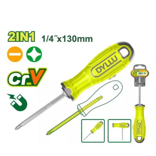 Set de Destornilladores 2 en 1 Cr-V DTSS45M3 DMDS2E10C DYLLU