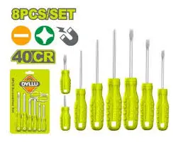 Set de 8 Destornilladores 40cr DTSS2408 DMDS08D04 DYLLU